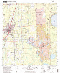 Starke Florida Historical topographic map, 1:24000 scale, 7.5 X 7.5 Minute, Year 1999