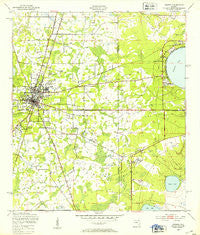 Starke Florida Historical topographic map, 1:24000 scale, 7.5 X 7.5 Minute, Year 1949