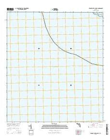 Steinhatchee SW OE S Florida Current topographic map, 1:24000 scale, 7.5 X 7.5 Minute, Year 2015
