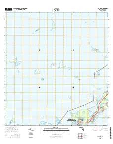 Tavernier Florida Current topographic map, 1:24000 scale, 7.5 X 7.5 Minute, Year 2015