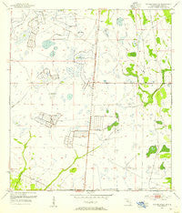 Taylor Creek NE Florida Historical topographic map, 1:24000 scale, 7.5 X 7.5 Minute, Year 1953
