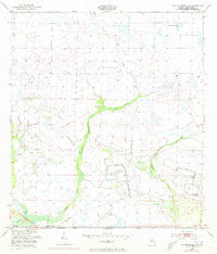 Taylor Creek NW Florida Historical topographic map, 1:24000 scale, 7.5 X 7.5 Minute, Year 1953