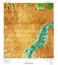 Taylor Slough Florida Historical topographic map, 1:24000 scale, 7.5 X 7.5 Minute, Year 1972