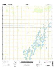 Taylor Slough Florida Current topographic map, 1:24000 scale, 7.5 X 7.5 Minute, Year 2015