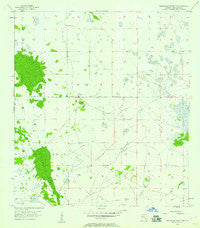 Telegraph Swamp NW Florida Historical topographic map, 1:24000 scale, 7.5 X 7.5 Minute, Year 1956