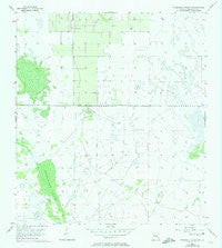 Telegraph Swamp NW Florida Historical topographic map, 1:24000 scale, 7.5 X 7.5 Minute, Year 1956