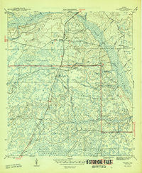 Telogia Florida Historical topographic map, 1:31680 scale, 7.5 X 7.5 Minute, Year 1946