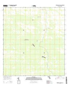 Thompson Pine Island Florida Current topographic map, 1:24000 scale, 7.5 X 7.5 Minute, Year 2015