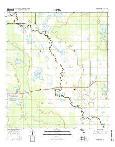 Titusville SW Florida Current topographic map, 1:24000 scale, 7.5 X 7.5 Minute, Year 2015
