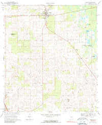 Trenton Florida Historical topographic map, 1:24000 scale, 7.5 X 7.5 Minute, Year 1968