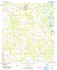 Trenton Florida Historical topographic map, 1:24000 scale, 7.5 X 7.5 Minute, Year 1968