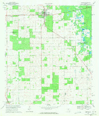 Trenton Florida Historical topographic map, 1:24000 scale, 7.5 X 7.5 Minute, Year 1968