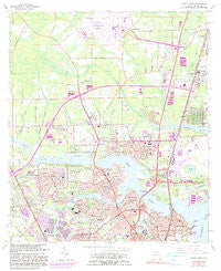 Trout River Florida Historical topographic map, 1:24000 scale, 7.5 X 7.5 Minute, Year 1964