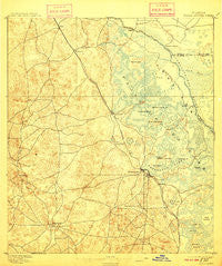 Tsala Apopka Florida Historical topographic map, 1:62500 scale, 15 X 15 Minute, Year 1895