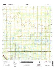 Tuckers Corner Florida Current topographic map, 1:24000 scale, 7.5 X 7.5 Minute, Year 2015