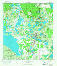 Umatilla Florida Historical topographic map, 1:24000 scale, 7.5 X 7.5 Minute, Year 1965