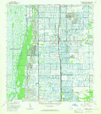 University Park Florida Historical topographic map, 1:24000 scale, 7.5 X 7.5 Minute, Year 1962