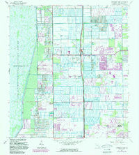 University Park Florida Historical topographic map, 1:24000 scale, 7.5 X 7.5 Minute, Year 1962