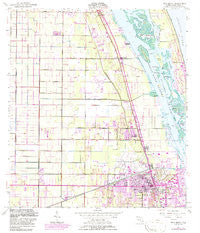Vero Beach Florida Historical topographic map, 1:24000 scale, 7.5 X 7.5 Minute, Year 1949