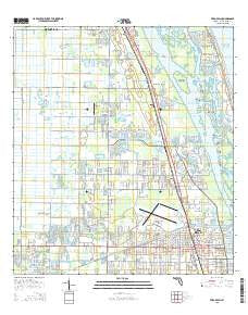 Vero Beach Florida Current topographic map, 1:24000 scale, 7.5 X 7.5 Minute, Year 2015