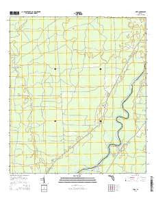 Vista Florida Current topographic map, 1:24000 scale, 7.5 X 7.5 Minute, Year 2015