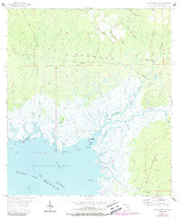 Waccasassa Bay Florida Historical topographic map, 1:24000 scale, 7.5 X 7.5 Minute, Year 1955