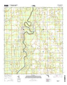 Wannee Florida Current topographic map, 1:24000 scale, 7.5 X 7.5 Minute, Year 2015