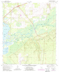 Ward Basin Florida Historical topographic map, 1:24000 scale, 7.5 X 7.5 Minute, Year 1970