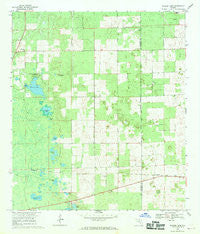 Waters Lake Florida Historical topographic map, 1:24000 scale, 7.5 X 7.5 Minute, Year 1968