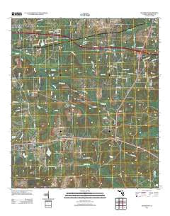 Waukeenah Florida Historical topographic map, 1:24000 scale, 7.5 X 7.5 Minute, Year 2012