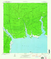 West Bay Florida Historical topographic map, 1:24000 scale, 7.5 X 7.5 Minute, Year 1944