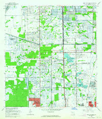 West Dixie Bend Florida Historical topographic map, 1:24000 scale, 7.5 X 7.5 Minute, Year 1962