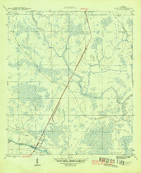 White City Florida Historical topographic map, 1:31680 scale, 7.5 X 7.5 Minute, Year 1945