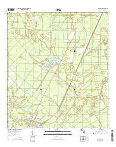 White City Florida Current topographic map, 1:24000 scale, 7.5 X 7.5 Minute, Year 2015