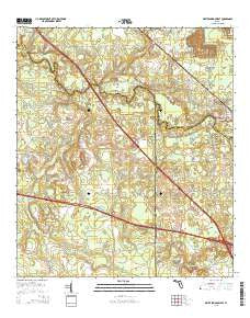 White Springs West Florida Current topographic map, 1:24000 scale, 7.5 X 7.5 Minute, Year 2015