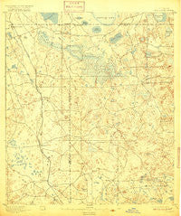 Williston Florida Historical topographic map, 1:62500 scale, 15 X 15 Minute, Year 1895