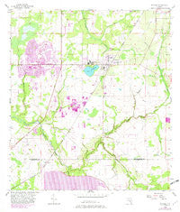Wimauma Florida Historical topographic map, 1:24000 scale, 7.5 X 7.5 Minute, Year 1956