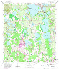 Windermere Florida Historical topographic map, 1:24000 scale, 7.5 X 7.5 Minute, Year 1953