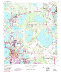 Winter Haven Florida Historical topographic map, 1:24000 scale, 7.5 X 7.5 Minute, Year 1959
