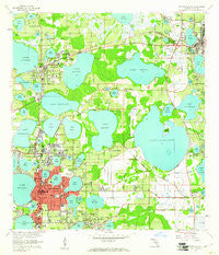 Winter Haven Florida Historical topographic map, 1:24000 scale, 7.5 X 7.5 Minute, Year 1959