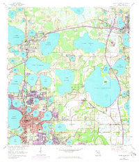 Winter Haven Florida Historical topographic map, 1:24000 scale, 7.5 X 7.5 Minute, Year 1959