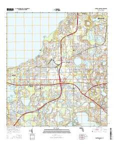 Winter Garden Florida Current topographic map, 1:24000 scale, 7.5 X 7.5 Minute, Year 2015