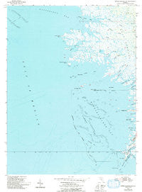 Withlacoochee Bay Florida Historical topographic map, 1:24000 scale, 7.5 X 7.5 Minute, Year 1955