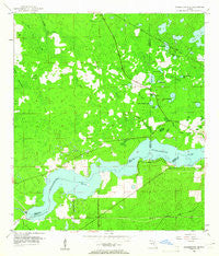 Yankeetown SE Florida Historical topographic map, 1:24000 scale, 7.5 X 7.5 Minute, Year 1954