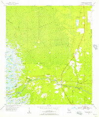 Yankeetown Florida Historical topographic map, 1:24000 scale, 7.5 X 7.5 Minute, Year 1955