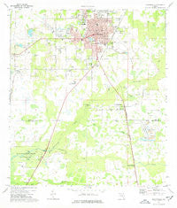 Zephyrhills Florida Historical topographic map, 1:24000 scale, 7.5 X 7.5 Minute, Year 1975