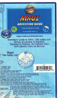 Buy map Maui : adventure guide (Stone Paper)