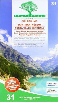 Buy map 31-Valpelline, Saint Barthélemy, Aosta – Valle Centrale