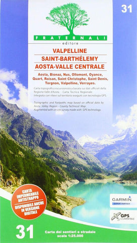 Buy map 31-Valpelline, Saint Barthélemy, Aosta – Valle Centrale