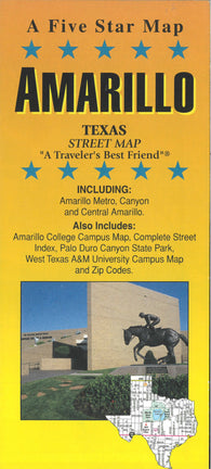 Buy map Amarillo : Texas : street map